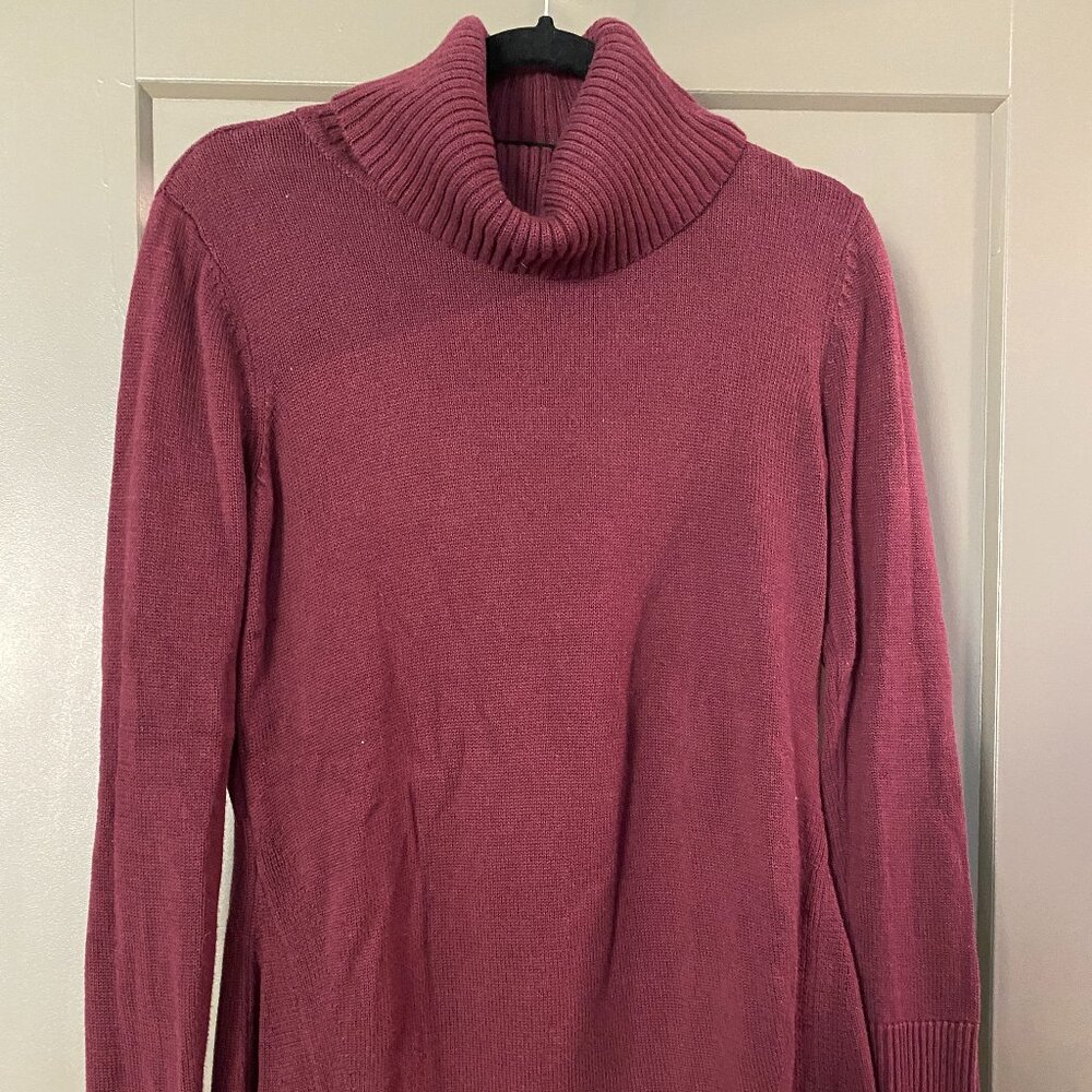 H by Halston Tunic Turtleneck Sweater